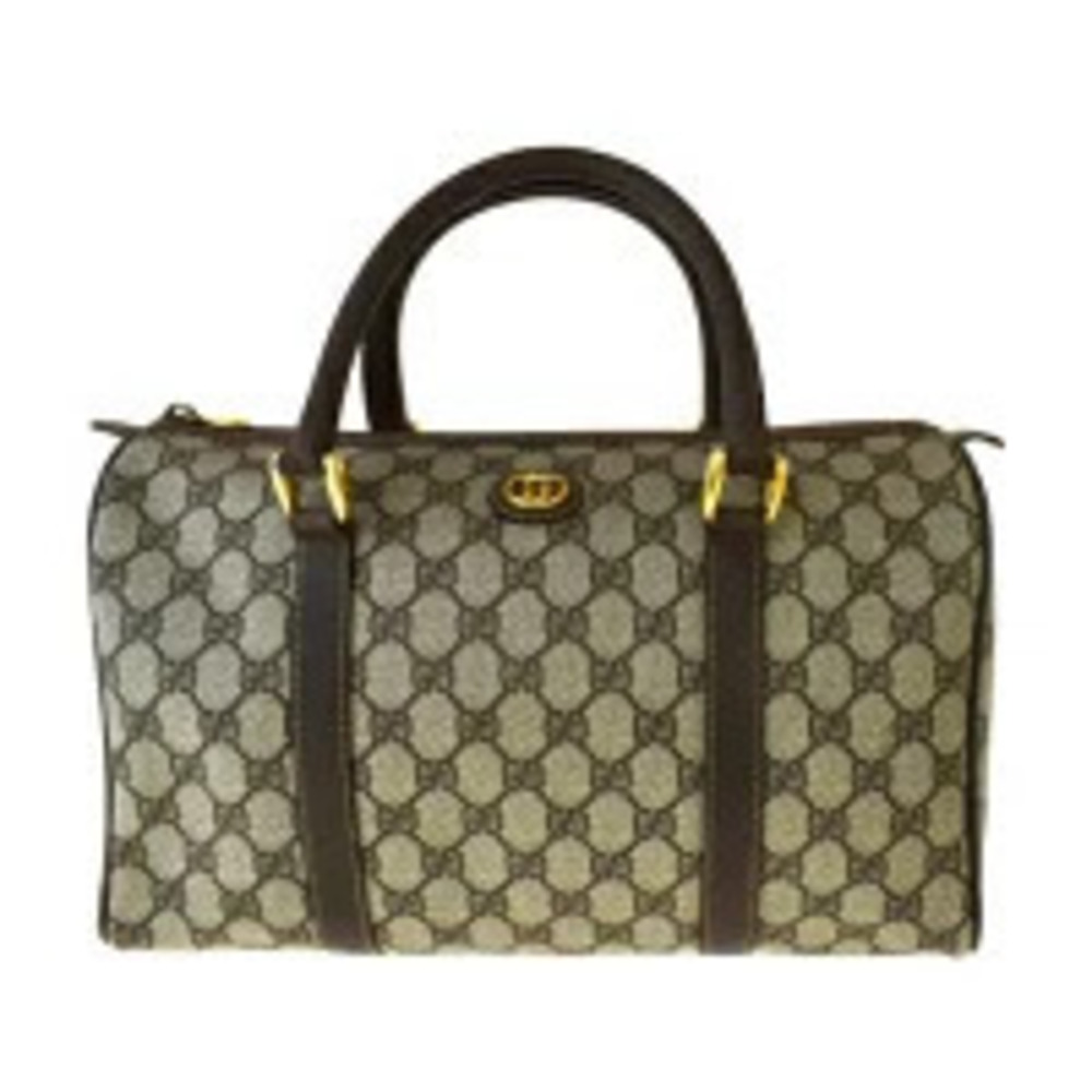 Gucci Handbag GG Brown Leather